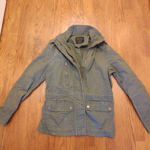 Ladies Lightweight Olive Green Jacket, size small